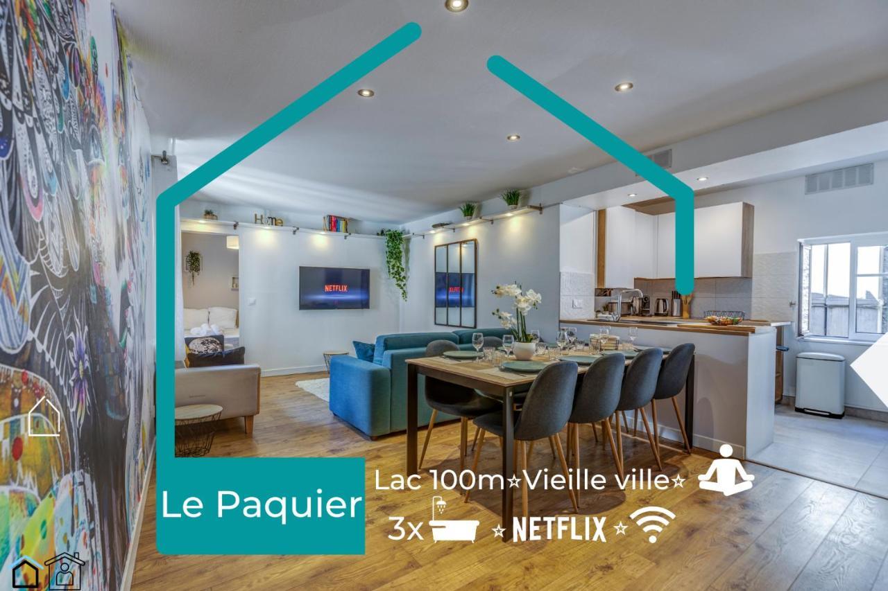 Le Paquier - Mycosyapart, Vieille Ville, Calme, Lac 100M, Netflix Annecy Exteriör bild